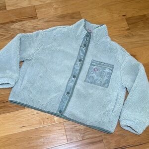 Primark Sherpa Jacket Mint Relaxed
